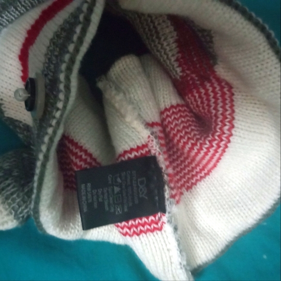 D&Y SockMonkey Beanie Hat Visor Combo One Size Fits Most Unisex 100% Acrylic - Picture 6 of 6